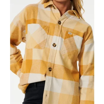 RIP CURL CAMICIA IN FLANELLA LA ISLA GOLD