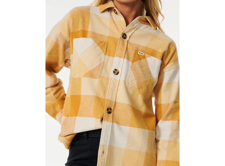 RIP CURL CAMICIA IN FLANELLA LA ISLA GOLD