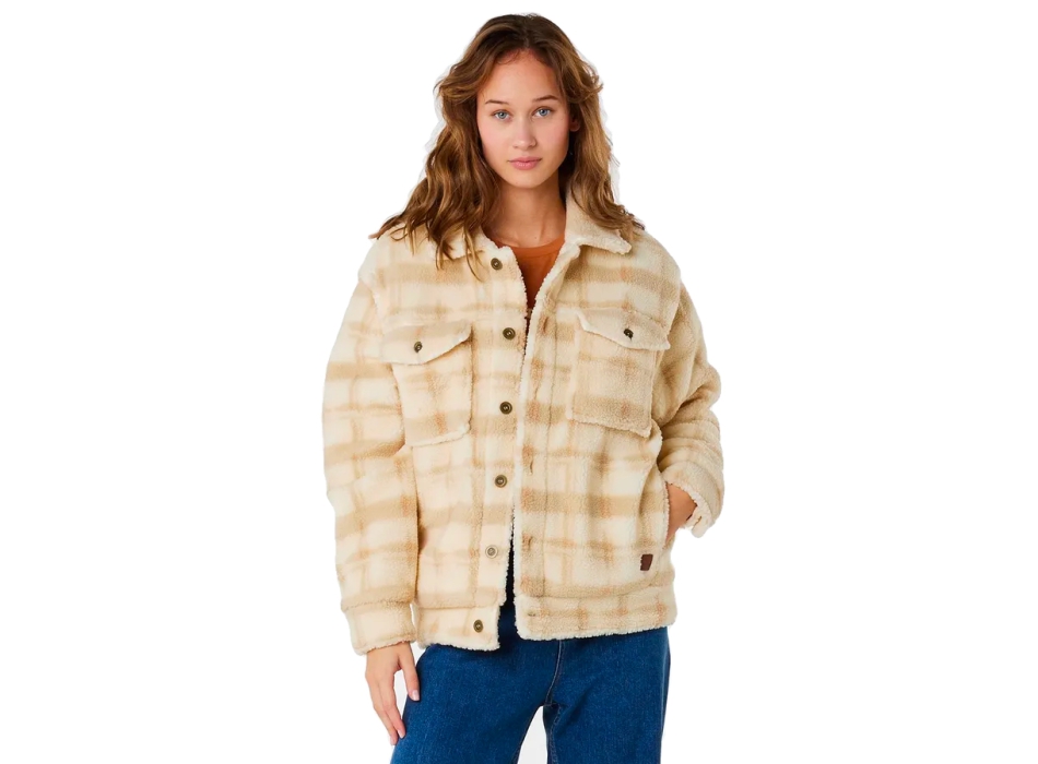 RIP CURL CAMICIA SHERPA SUNRISE SESSION BEIGE