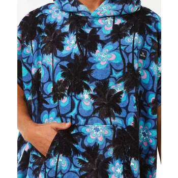 RIP CURL COMBO PONCHO IN SPUGNA BLUE YONDER