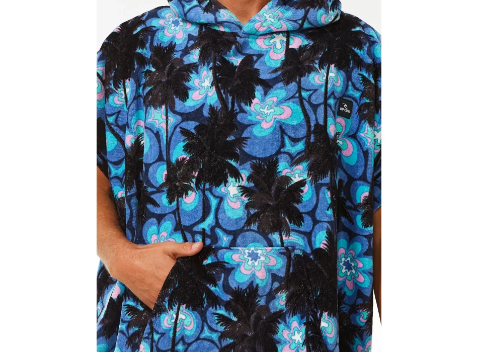 RIP CURL COMBO PONCHO IN SPUGNA BLUE YONDER