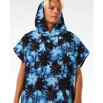 RIP CURL COMBO PONCHO IN SPUGNA BLUE YONDER