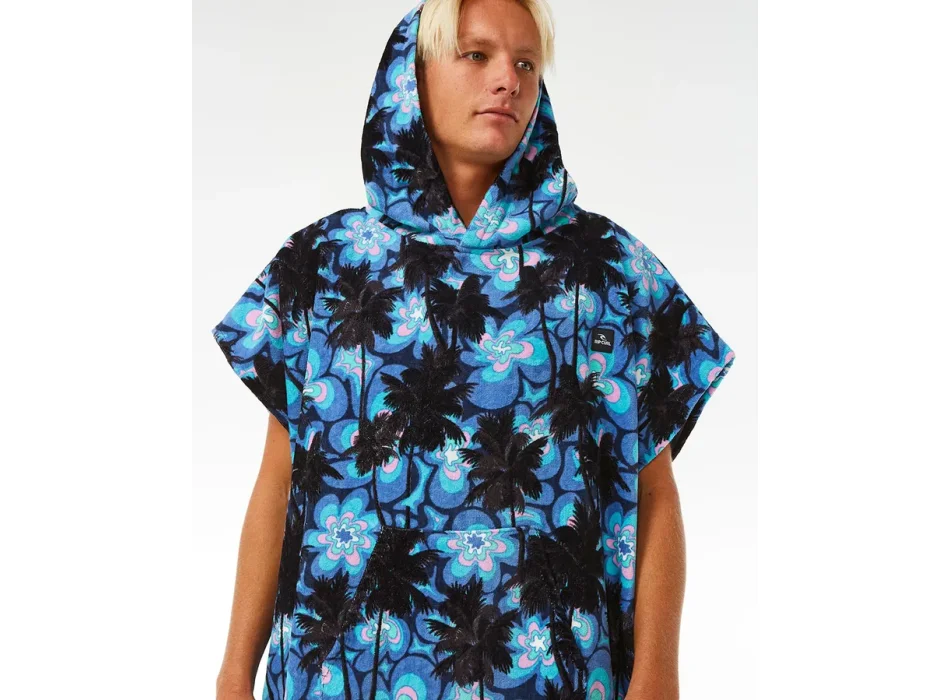 RIP CURL COMBO PONCHO IN SPUGNA BLUE YONDER