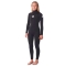 RIP CURL DAWN PATROL 5/3 MUTA INVERNALE DONNA CHEST ZIP