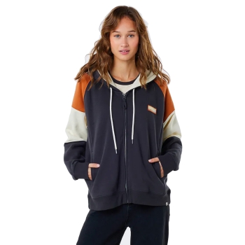 RIP CURL GALICIA FELPA CON ZIP E CAPPUCCIO DONNA