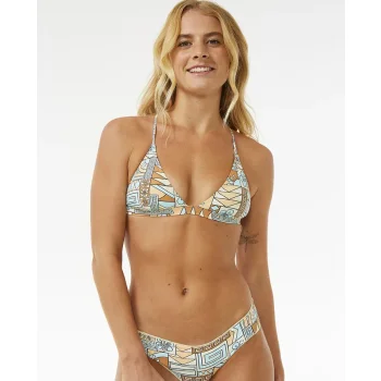 RIP CURL SLIP BIKINI BLOCK PARTY BLUE