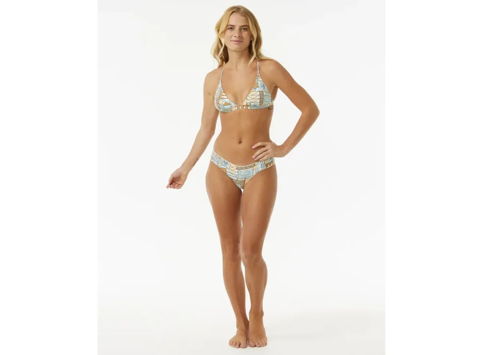 RIP CURL SLIP BIKINI BLOCK PARTY BLUE