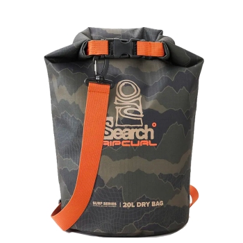 RIP CURL SURF SERIES BARREL SACCA STAGNA 20L BLACK OLIVE