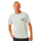 RIP CURL T-SHIRT FADE OUT ICON LIGHT GREEN