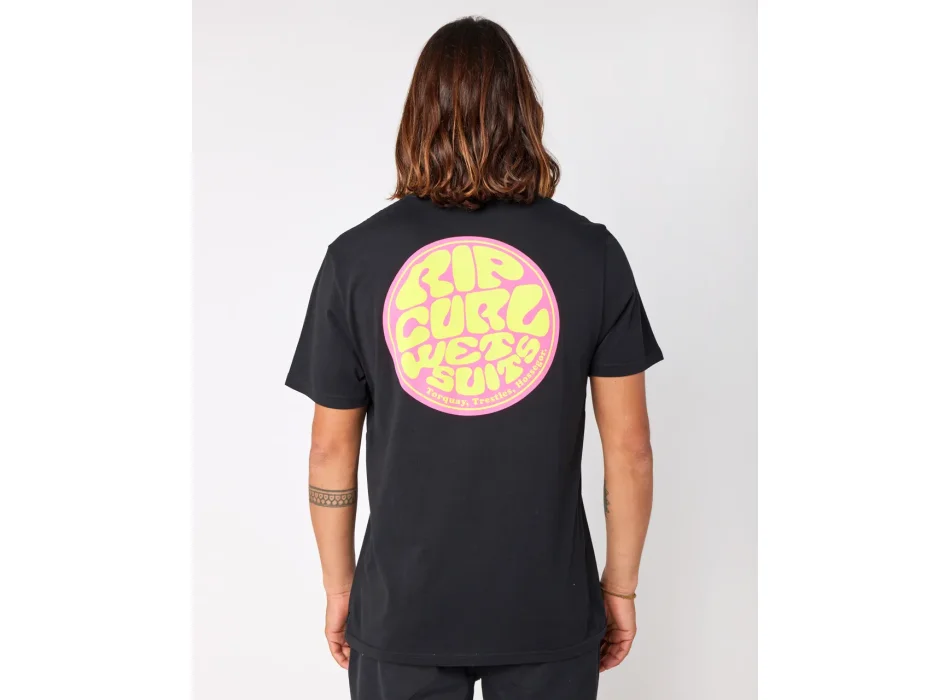 RIP CURL T-SHIRT PASSAGE BLACK