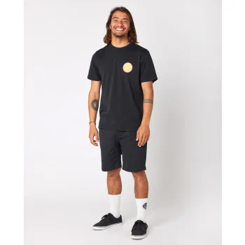 RIP CURL T-SHIRT PASSAGE BLACK