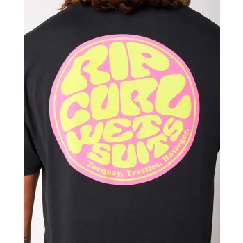 RIP CURL T-SHIRT PASSAGE BLACK