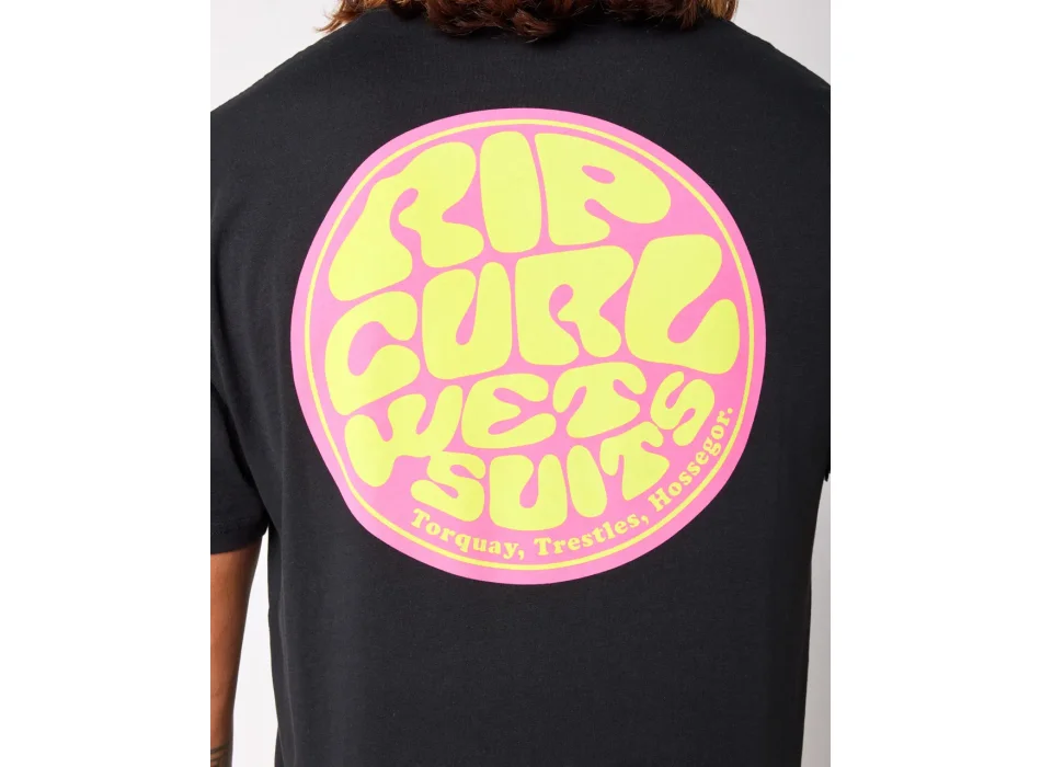 RIP CURL T-SHIRT PASSAGE BLACK