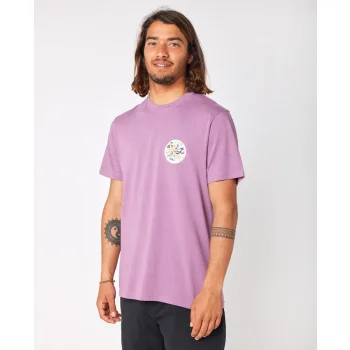 RIP CURL T-SHIRT PASSAGE DUSTY PURPLE