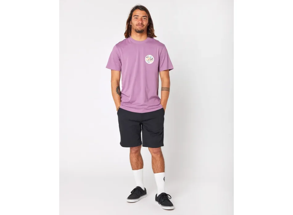 RIP CURL T-SHIRT PASSAGE DUSTY PURPLE