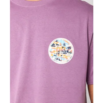 RIP CURL T-SHIRT PASSAGE DUSTY PURPLE