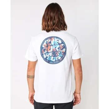 RIP CURL T-SHIRT PASSAGE WHITE