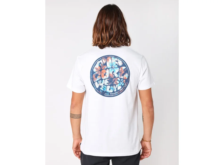 RIP CURL T-SHIRT PASSAGE WHITE