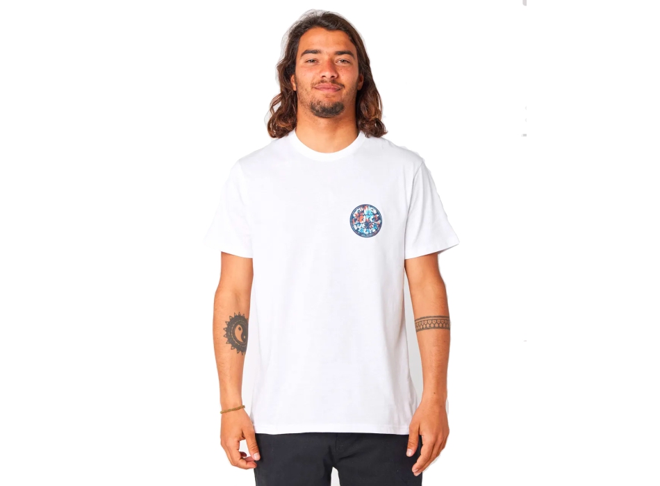 RIP CURL T-SHIRT PASSAGE WHITE