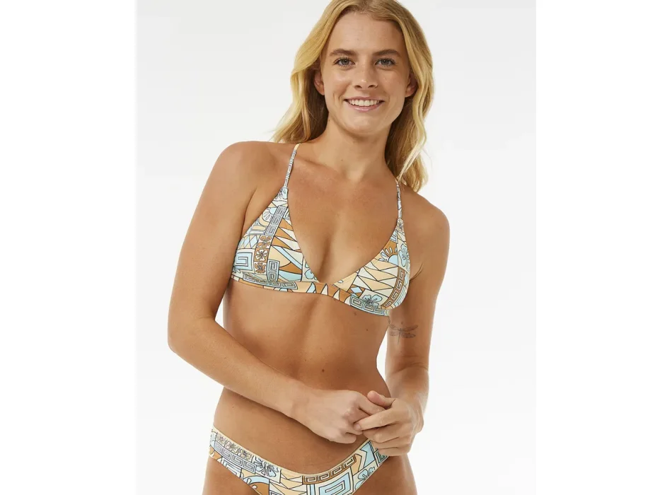 RIP CURL TOP BIKINI BLOCK PARTY BLUE