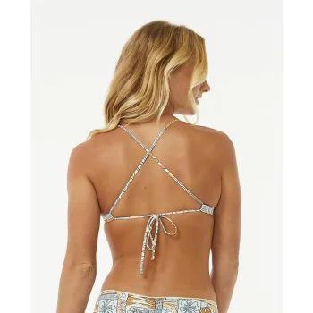 RIP CURL TOP BIKINI BLOCK PARTY BLUE