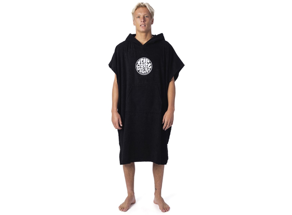 RIP CURL WET AS PONCHO IN SPUGNA BLACK