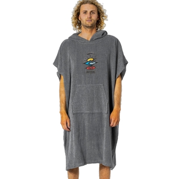 RIP CURL WET AS PONCHO IN SPUGNA GREY