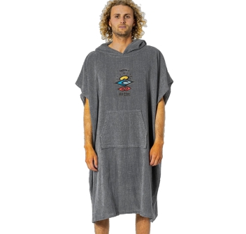 RIP CURL WET AS PONCHO IN SPUGNA GREY