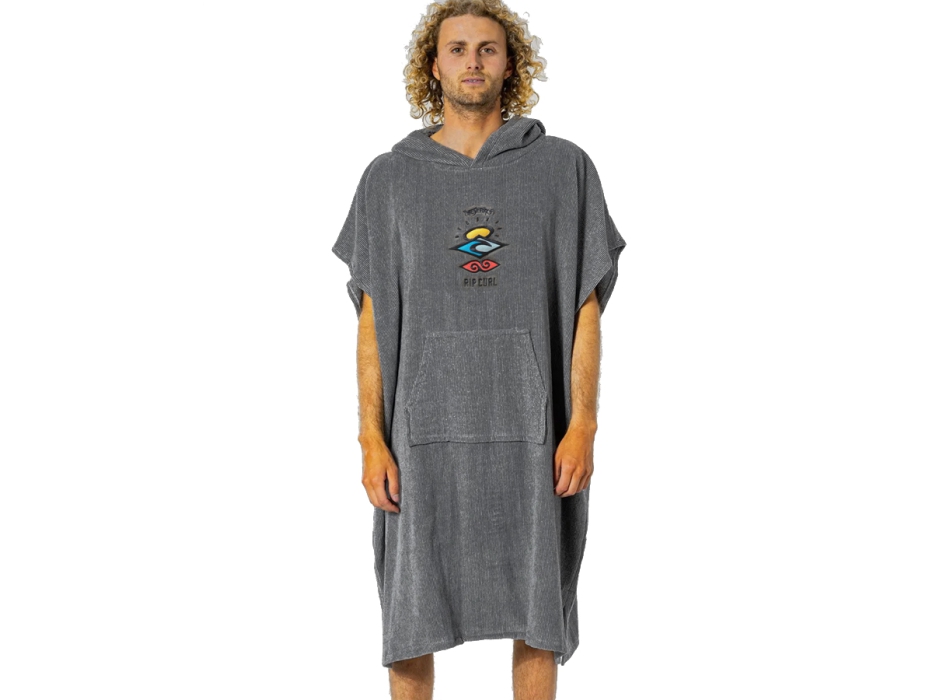 RIP CURL WET AS PONCHO IN SPUGNA GREY