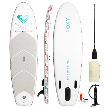 ROXY ISUP MOLOKAI YOGA 10'6" SUP GONFIABILE SMOKED PEARL COMPLETO