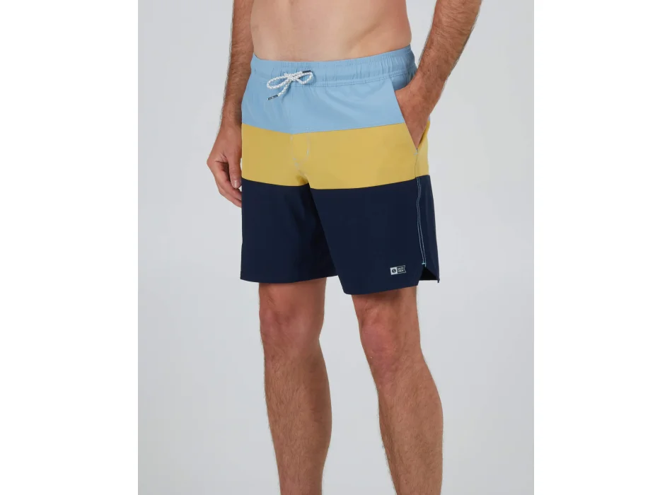 SALTY CREW BEACONS 2 ELASTIC BOARDSHORTS 18" SEAWEED