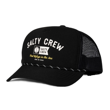 SALTY CREW SURF CLUB TRUCKER CAPPELLINO BLACK