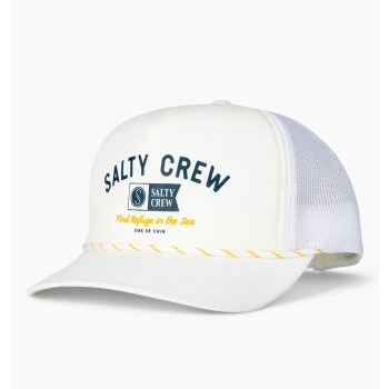 SALTY CREW SURF CLUB TRUCKER CAPPELLINO WHITE