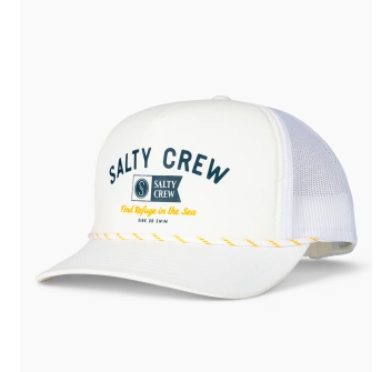 SALTY CREW SURF CLUB TRUCKER CAPPELLINO WHITE