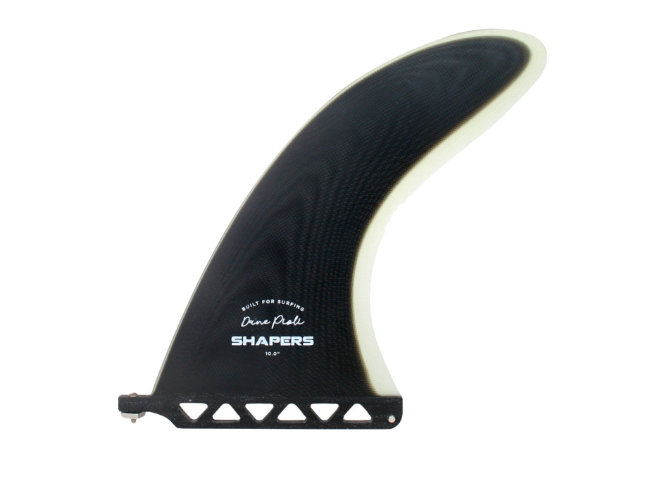 SHAPERS 10" PINNA LONGBOARD DANE PIOLI BLACK CLEAR