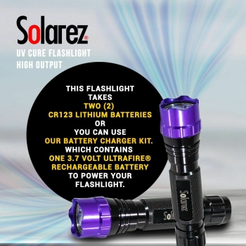 SOLAREZ UVA FLASHLIGHT TORCIA PER SOLAREZ