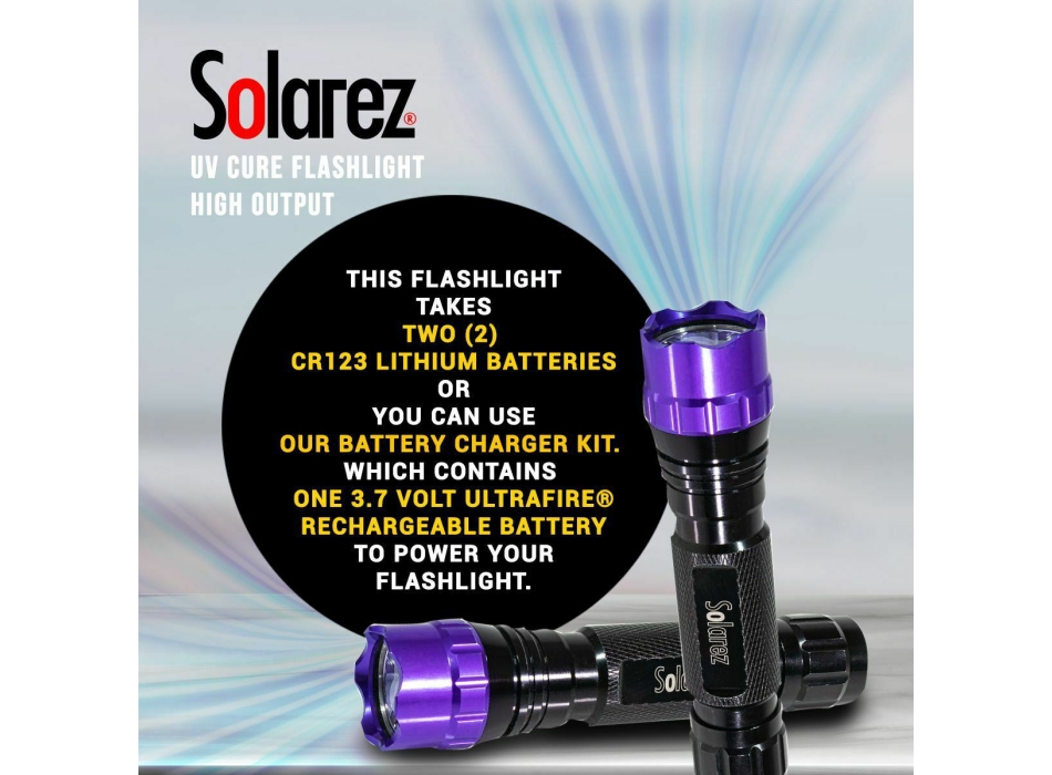 SOLAREZ UVA FLASHLIGHT TORCIA PER SOLAREZ