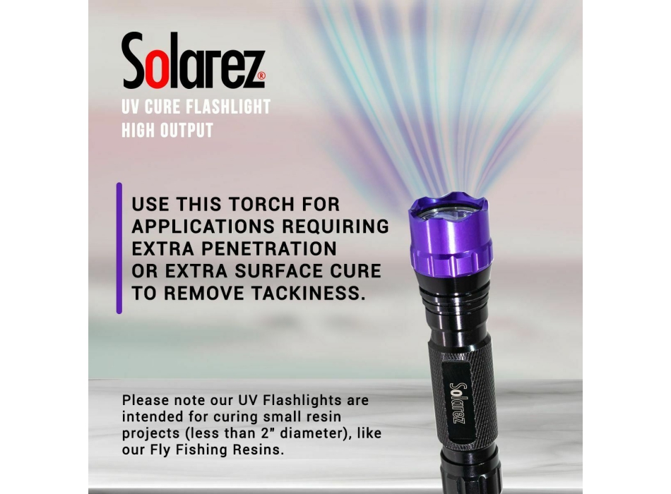 SOLAREZ UVA FLASHLIGHT TORCIA PER SOLAREZ