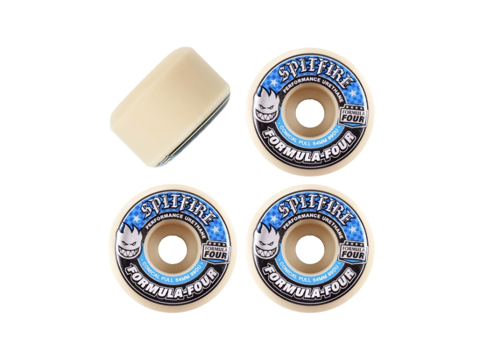 SPITFIRE WHEELS F4 99D CONICAL FULL RUOTE SKATE 52MM