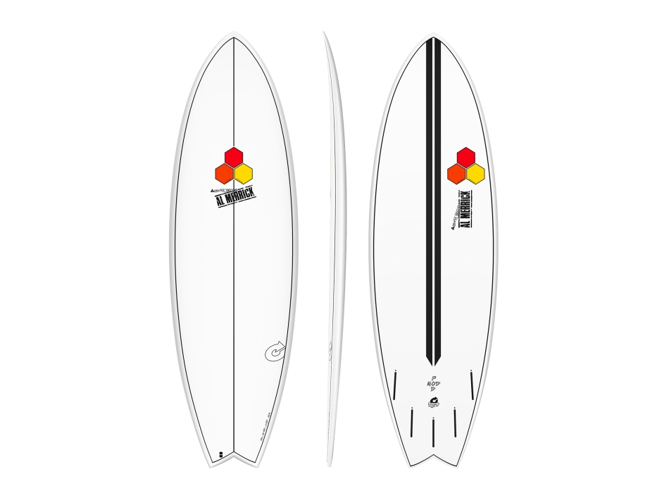 TORQ 5'6"-6'6" POD MOD X-LITE AL MERRICK WHITE PINLINE EPOXY