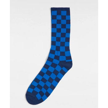 VANS CALZETTONI CHECKERBOARD CREW BLUE