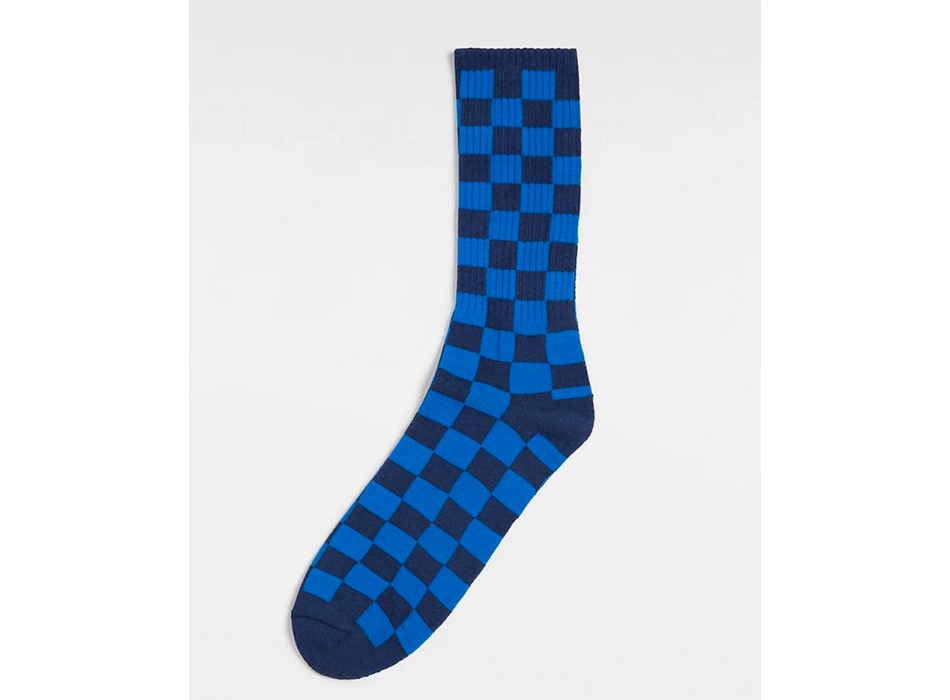 VANS CALZETTONI CHECKERBOARD CREW BLUE