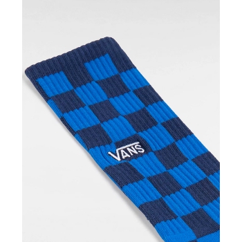 VANS CALZETTONI CHECKERBOARD CREW BLUE