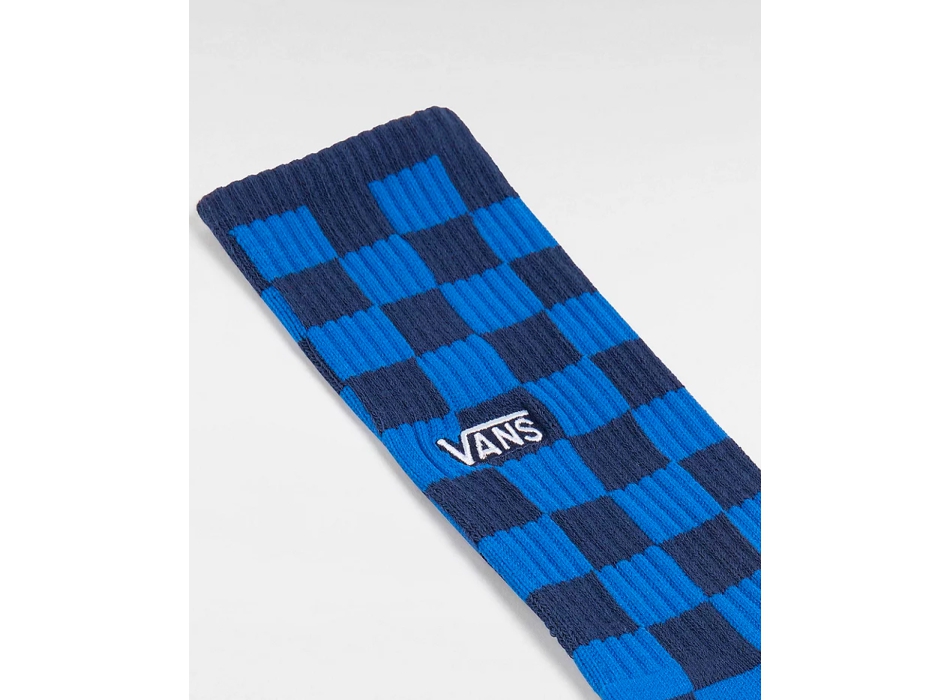 VANS CALZETTONI CHECKERBOARD CREW BLUE