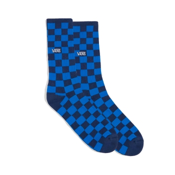 VANS CALZETTONI CHECKERBOARD CREW BLUE