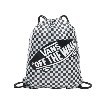 VANS ZAINO SACCA BENCHED BLACK WHITE CHECKERBOARD