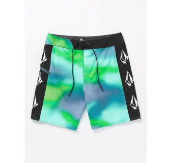 VOLCOM LIDO ICONIC MOD BOARDSHORT 19" ELECTRIC GREEN